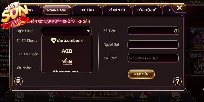 Các phương thức giao dịch Sunwin phổ biến nhất năm 2026