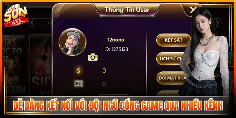 Có thể dễ dàng kết nối với đội ngũ của cổng game qua nhiều kênh